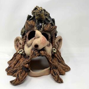 Disguise 2003 Medieval Viking Lord of the Rings Dwarf Warrior Mask